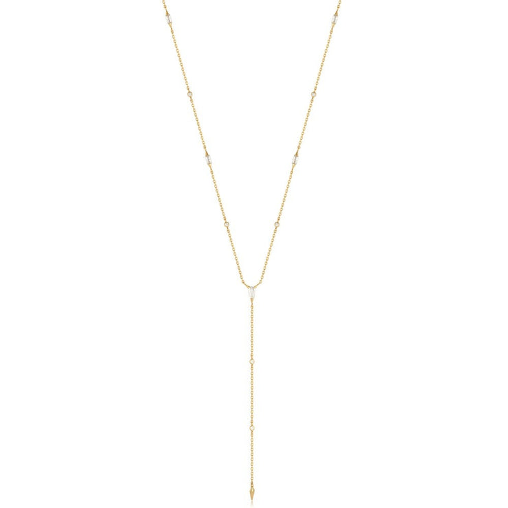 ANIA HAIE - GOLD PARKLE POINT Y NECKLACE