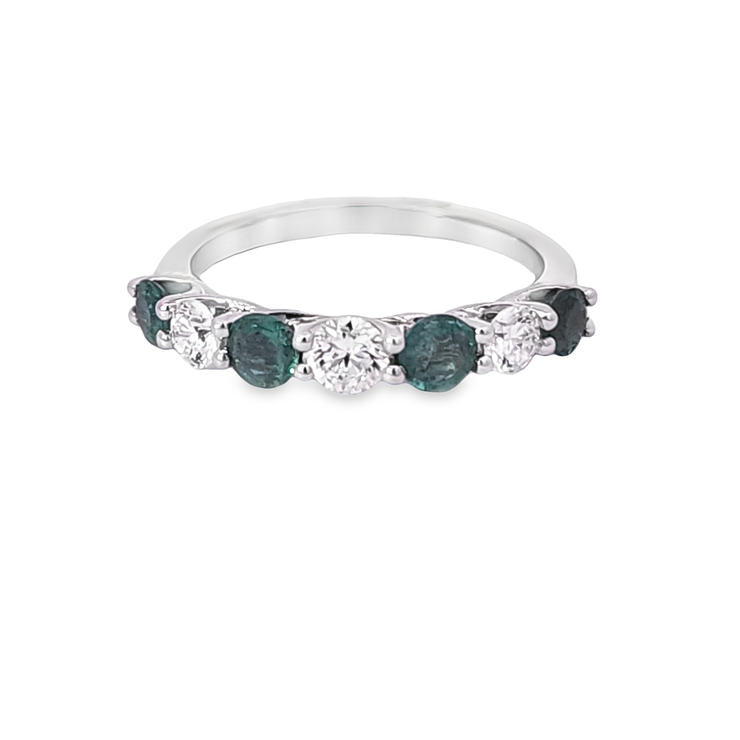 EMERALD & DIAMOND BAND