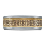 ?GOLD & TANTALUM MARDINI WEDDING BAND