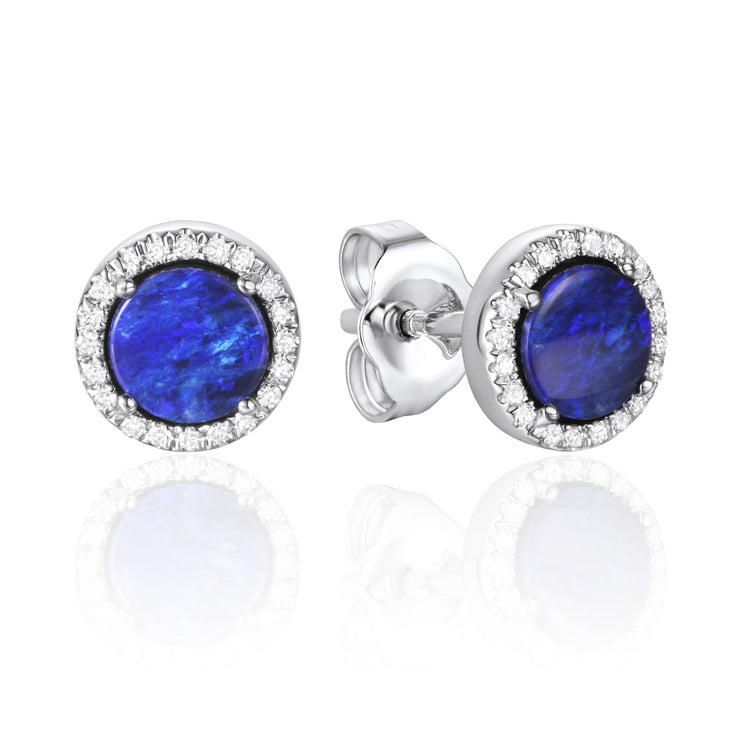 LUVENTE – OPAL & DIAMOND EARRINGS