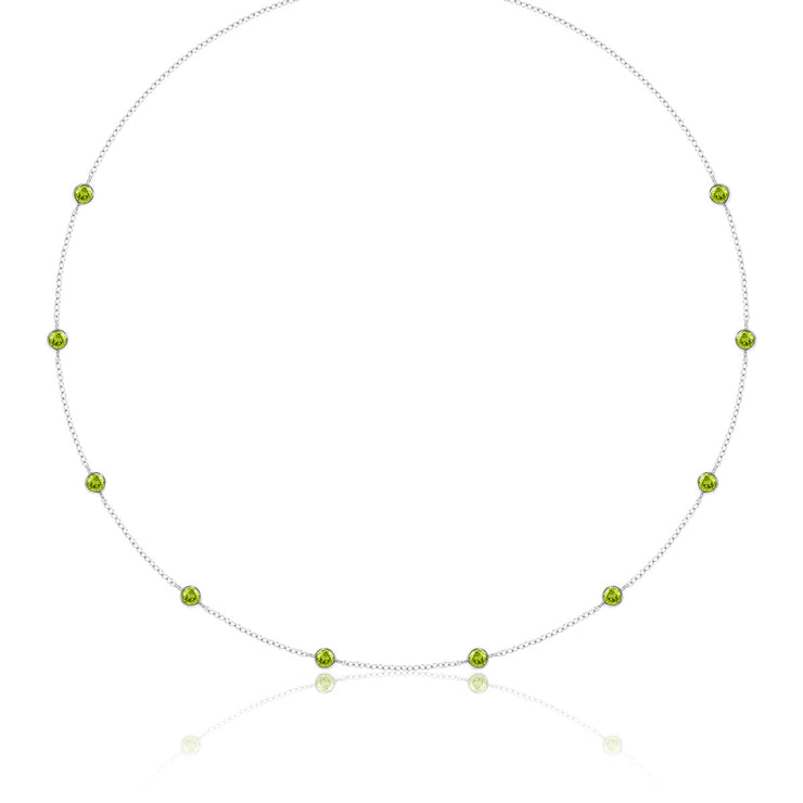 LUVENTE – PERIDOT BY THE YARD NECKLACE
