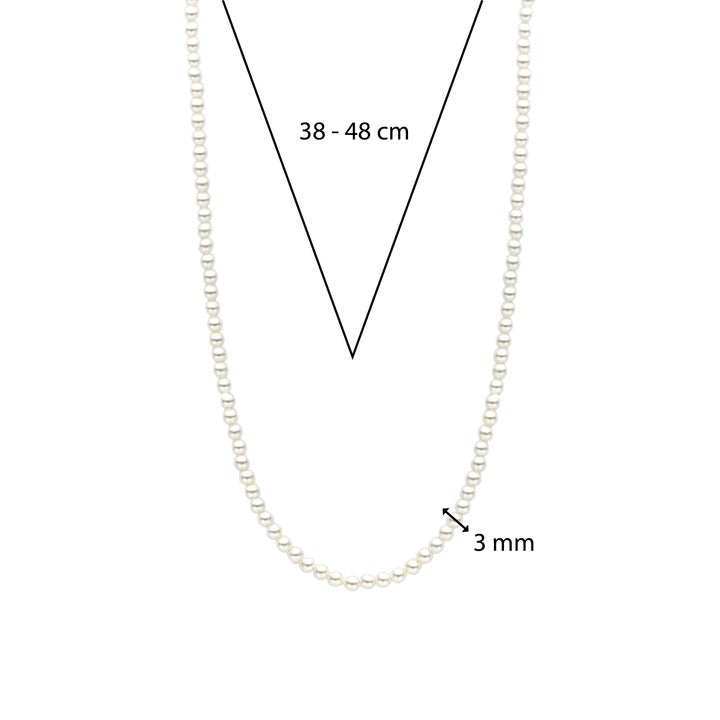 TI SENTO - PEARL STRAND NECKLACE