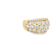A Jaffe - Domed Diamond Band - 2 3/4 Ct