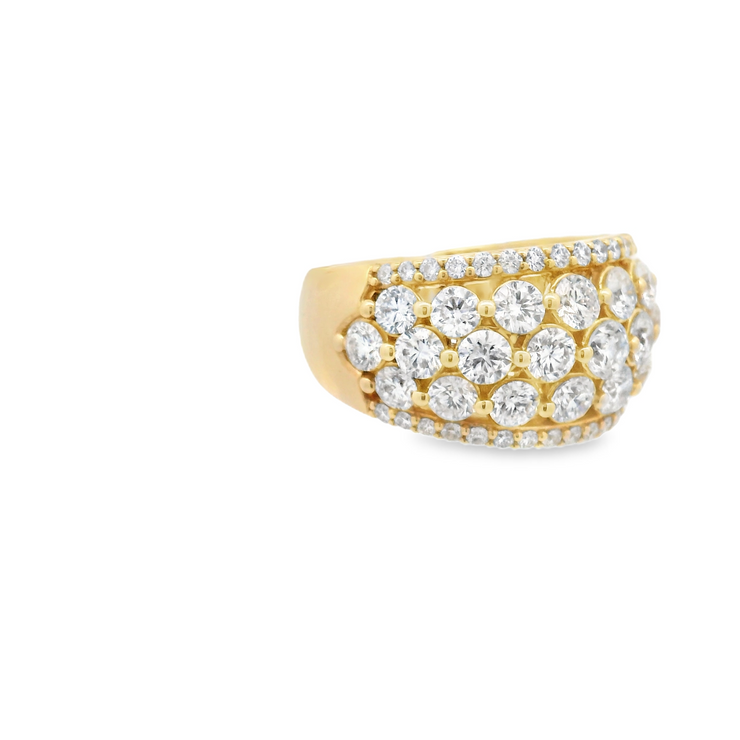 A Jaffe - Domed Diamond Band - 2 3/4 Ct