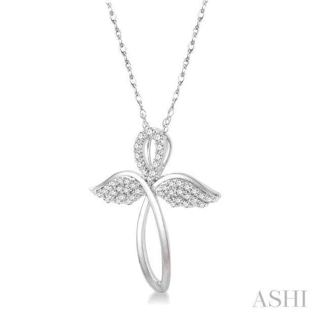 ASHI – ANGEL WING CROSS PENDANT
