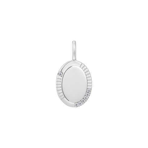 ANIA HAIE - OVAL CUBIC ZIRCONIA NECKLACE CHARM