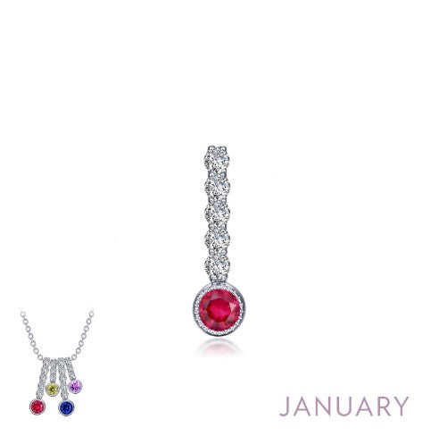 Lafonn - January Birthstone Love Pendant