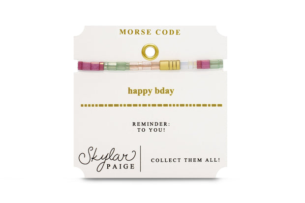 Skylar Paige "Happy Birthday" Tila Bracelet