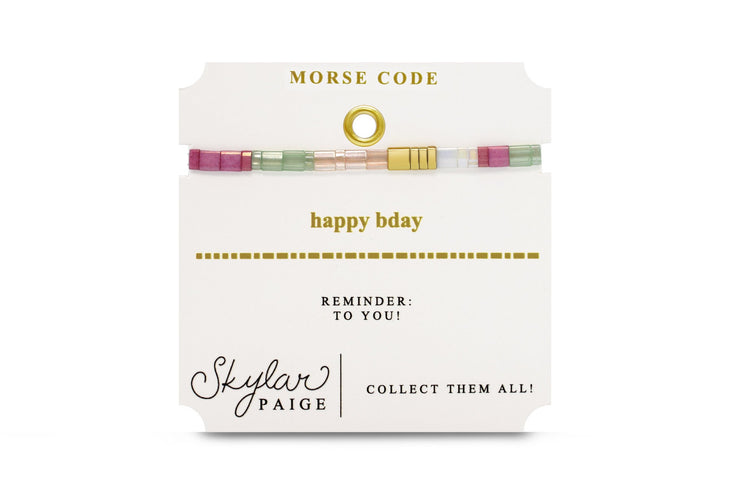 Skylar Paige "Happy Birthday" Tila Bracelet