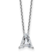 GOLD LAB GROWN DIAMOND LETTER A PENDANT