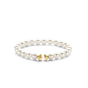 TI SENTO - GOLD PLATED STERLING SILVER SHELL PEARL BRACELET
