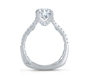 A Jaffe - Split Shank Diamond Engagement Ring