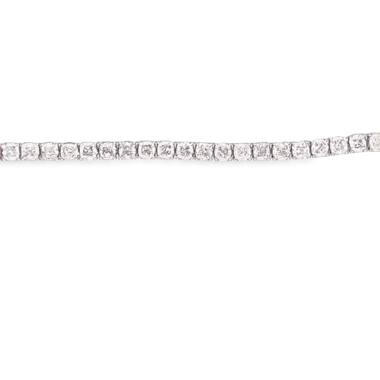 Cushion Cut Diamond Tennis Bracelet