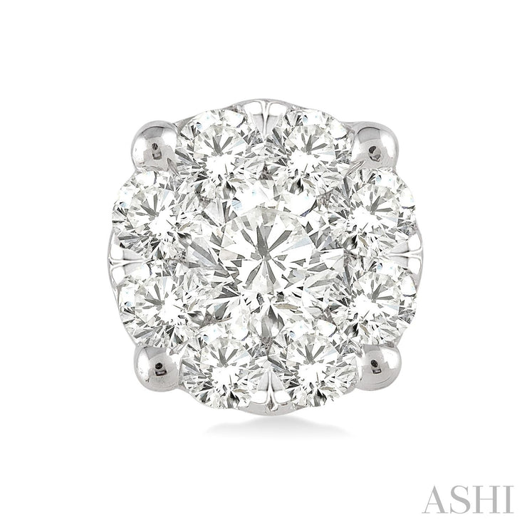 ASHI - 1/6 CARAT LOVEBRIGHT ESSENTIAL DIAMOND STUD EARRINGS