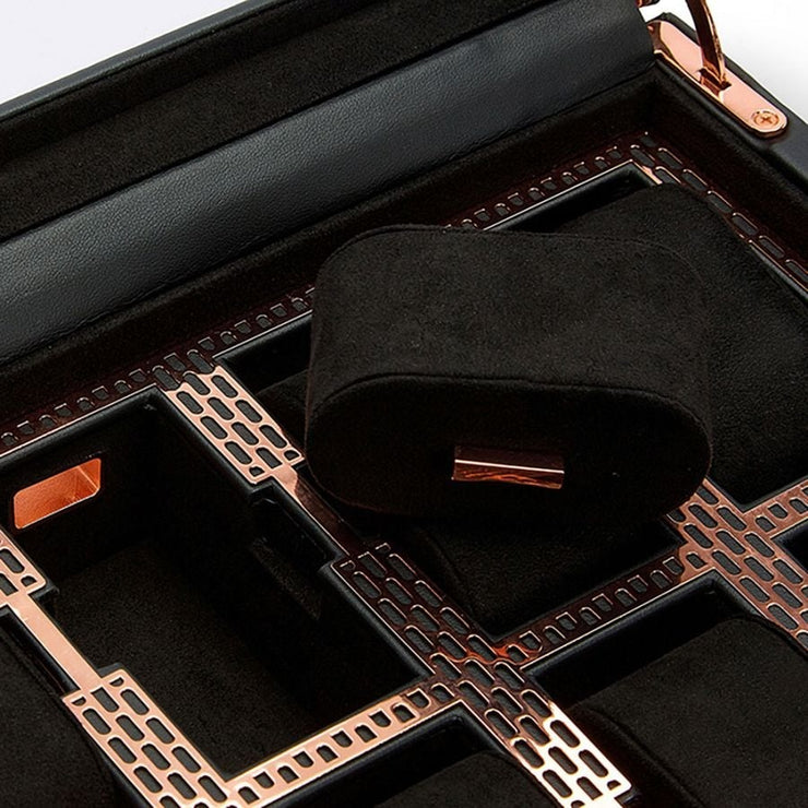 Wolf - Axis 15 Piece Watch Box - Copper