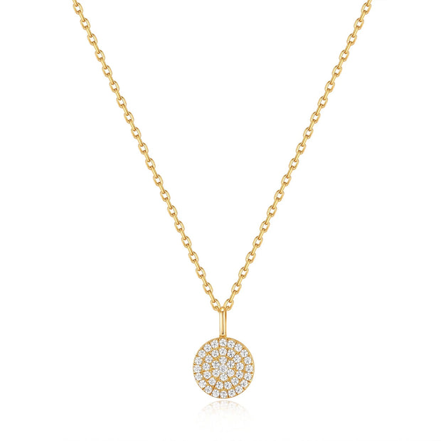 Ania Haie - Gold Glam Disc Pendant Necklace