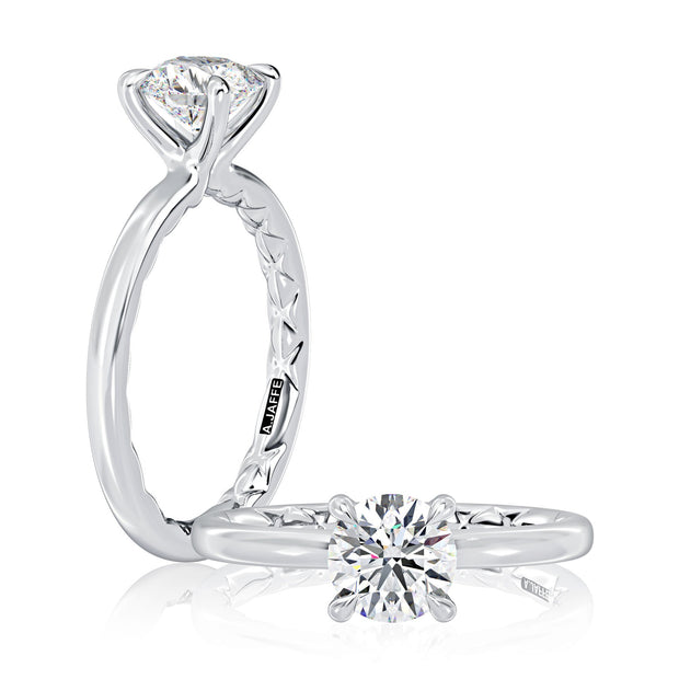 A Jaffe - Diamond Solitaire Engagement Ring Setting