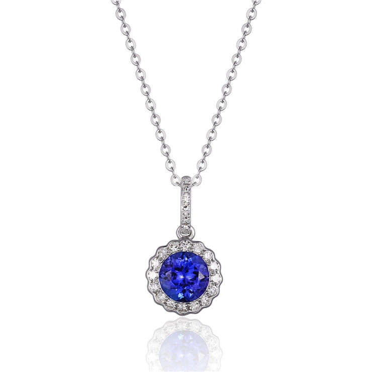 LUVENTE - TANZANITE & DIAMOND PENDANT