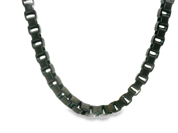 5.5MM GUNMETAL BOX CHAIN