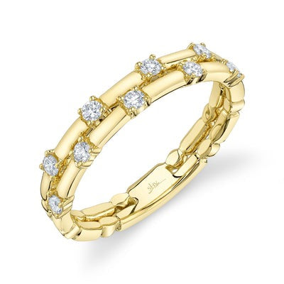 Shy Creation - Stationed Diamond Double Band