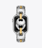 Tory Burch - Double T Link Band For Apple Watch® Two-Tone