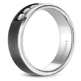 CROWN RING - MENS DIAMOND BAND