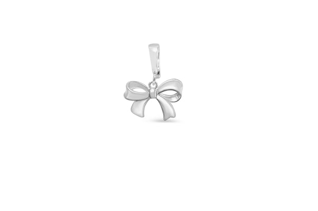 CHARM ERA - Simple Bow Charm - Silver