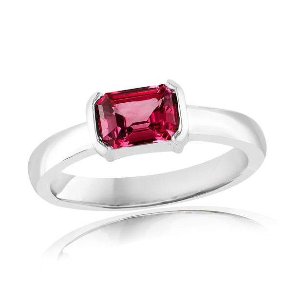 Ruby Solitaire Ring