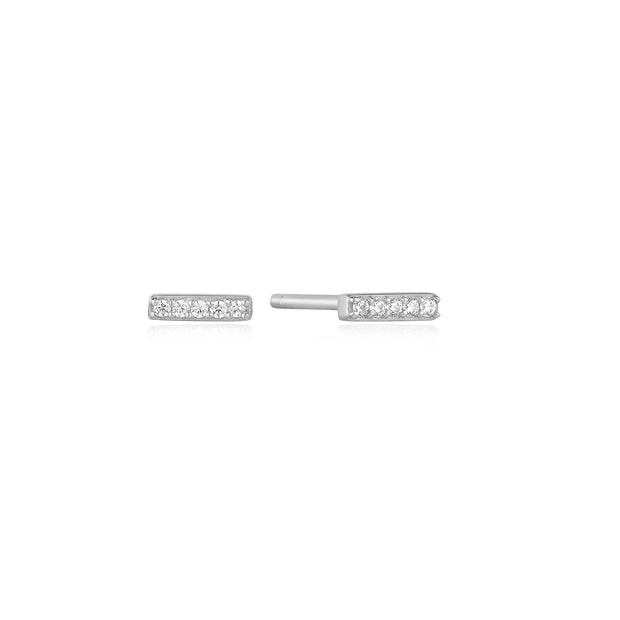 Ania Haie - Glam Bar Sterling Silver Stud Earrings