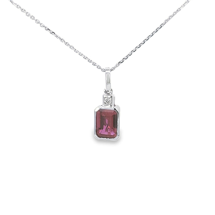 RUBY & DIAMOND PENDANT