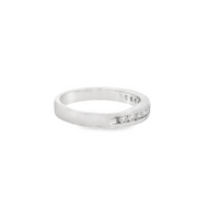 Channel Set Diamond Wedding Band