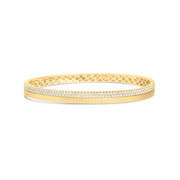 Diamond Pave Wide Bangle 5.4MM