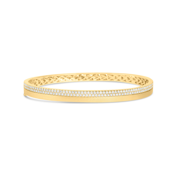 Diamond Pave Wide Bangle 5.4MM