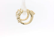 Diamond Huggie Hoop Earrings - 1 Ct