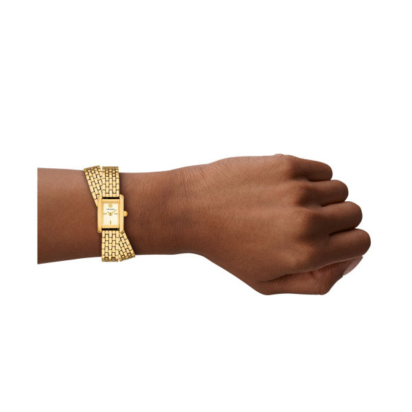 Tory Burch - Mini Eleanor Double Wrap Watch Gold Tone