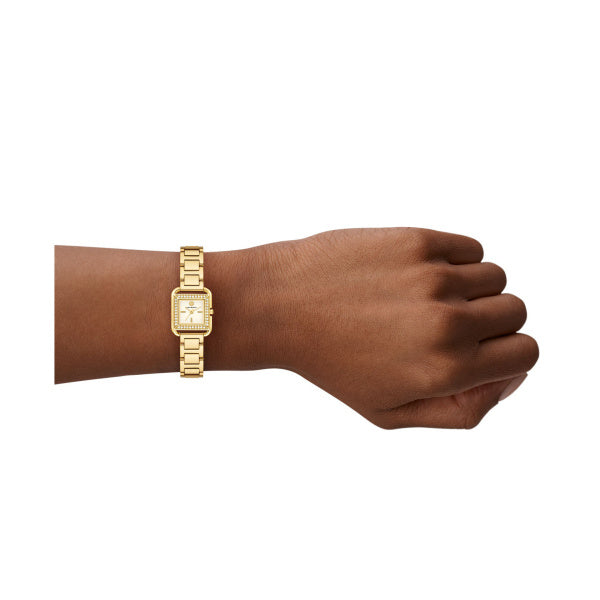 Tory Burch - Small Kira Watch Gold Tone & Pave Crystals