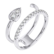 Double Row Diamond Ring