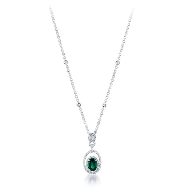 Emerald & Diamond Pendant