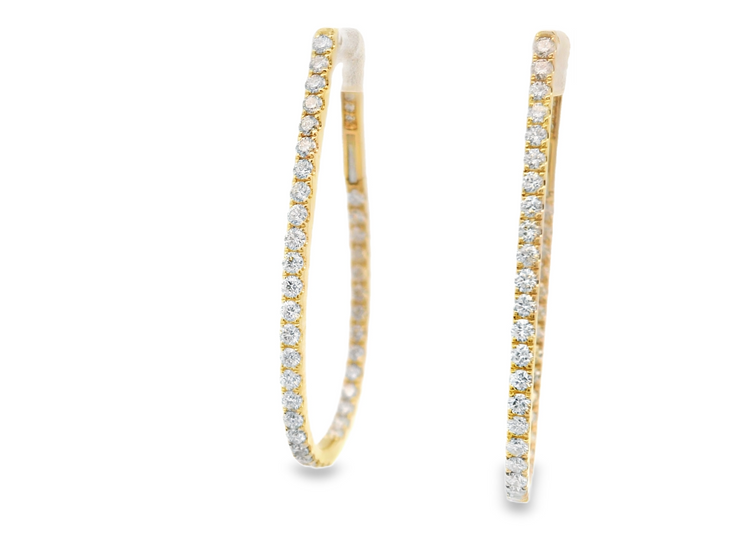 Diamond Hoop Earring