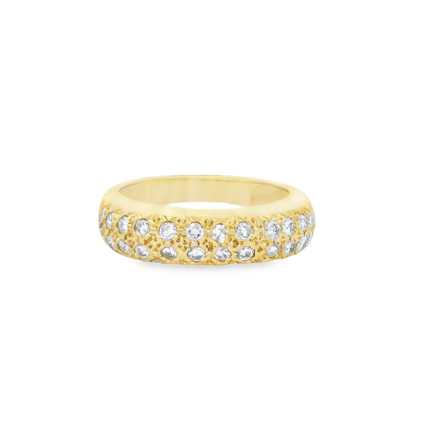 Flat Top Diamond Band