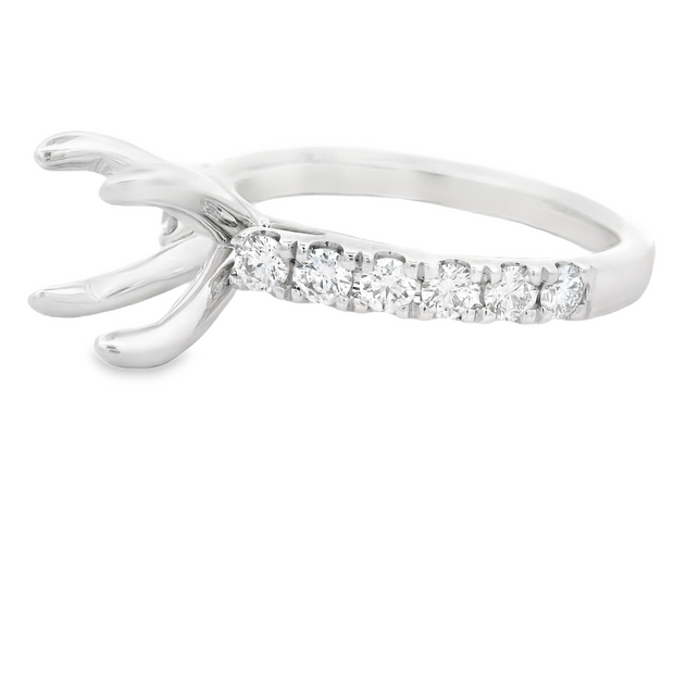 DIAMOND CATHEDRAL ENGAGMENT RING 0.60CTW