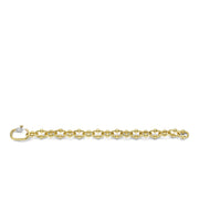 TI SENTO - GOLD PLATED STERLING SILVER CHUNKY BRACELET