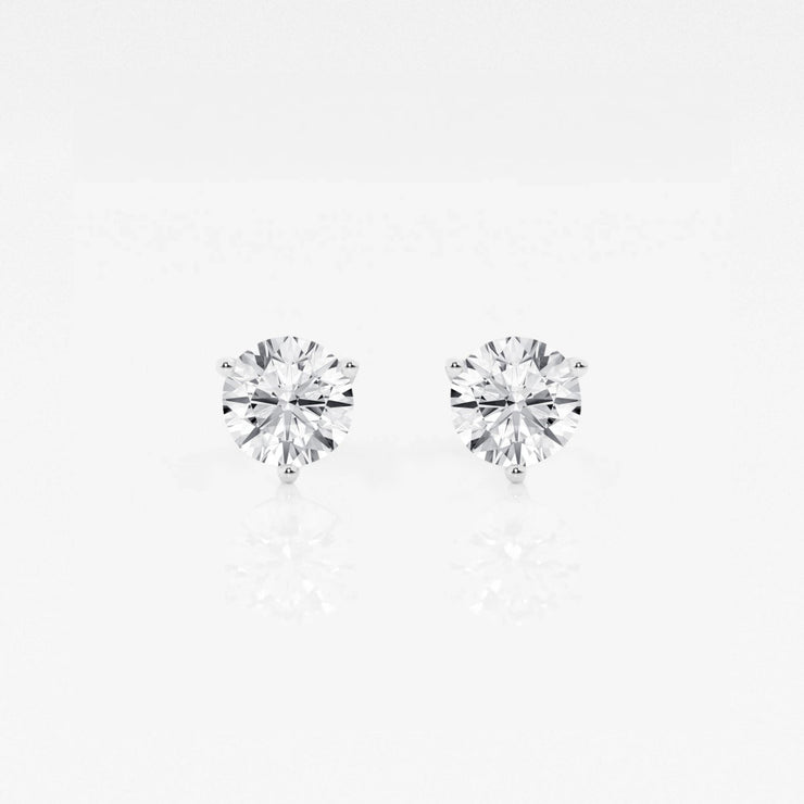 Martini Diamond Stud Earrings - 1 1/2 Ct