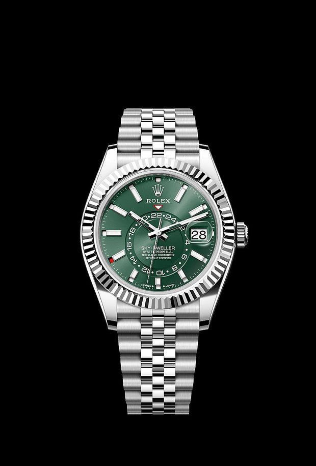 2025 Rolex SkyDweller - Green Dial