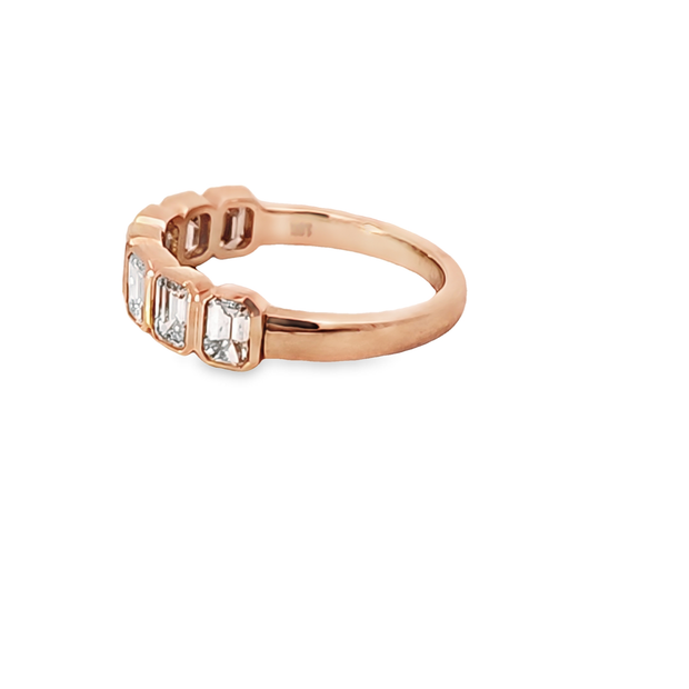 BEZEL SET DIAMOND WEDDING BAND – 1.65 TCW