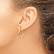 Yellow Gold Hoop Earrings