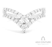 ASHI - CHEVRON DIAMOND RING