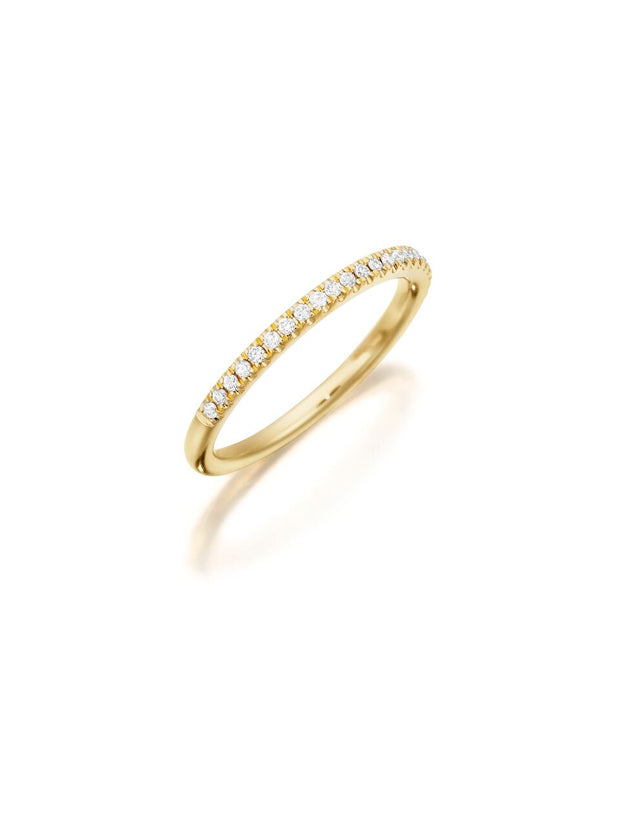 HENRI DAUSSI - YELLOW GOLD DIAMOND BAND