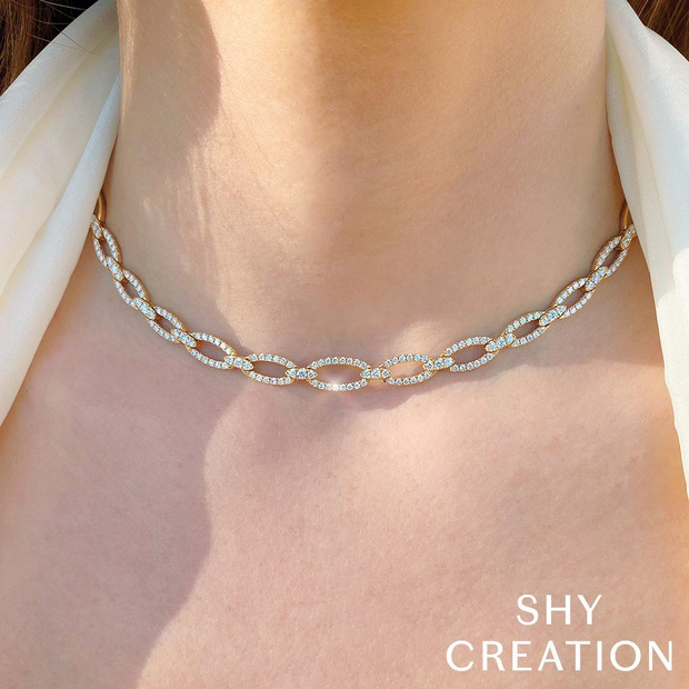 Diamond Link Necklace