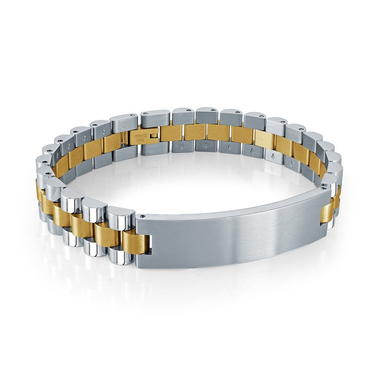 11.6mm Rolex Style Links ID Bracelet